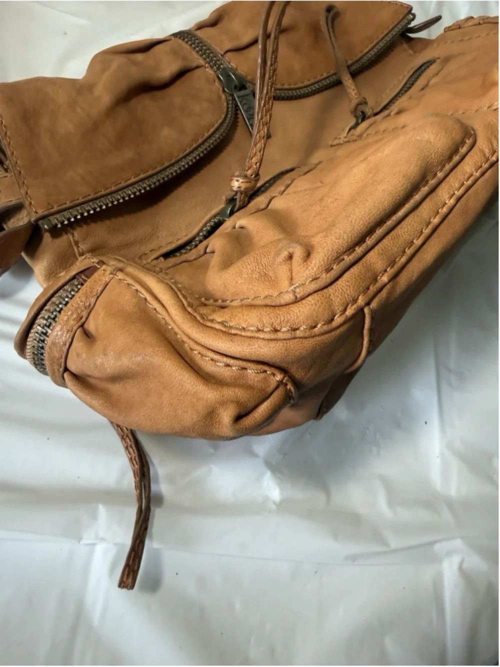 KOOBA Slouchy Leather Hobo Shoulder Bag Boho Large